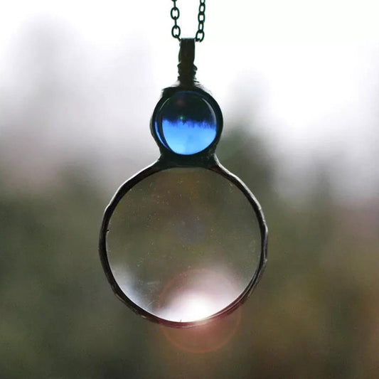 New Mother's Day Magnifying Glass Pendant Necklace - Global Trending
