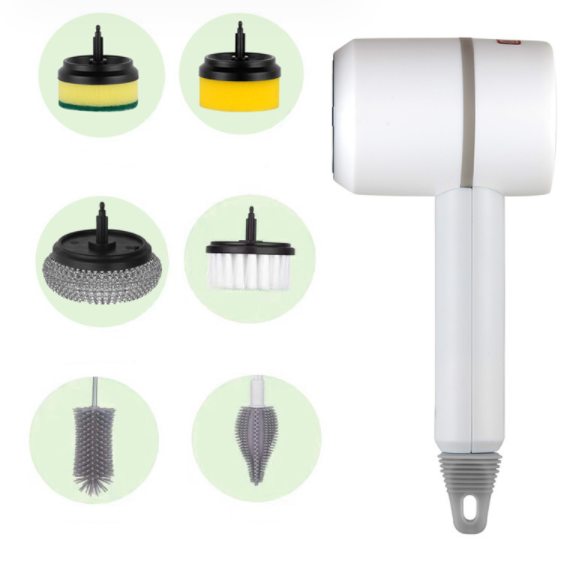 Electric Cleaning Brush Multifunctional Scouring Pad - Global Trending