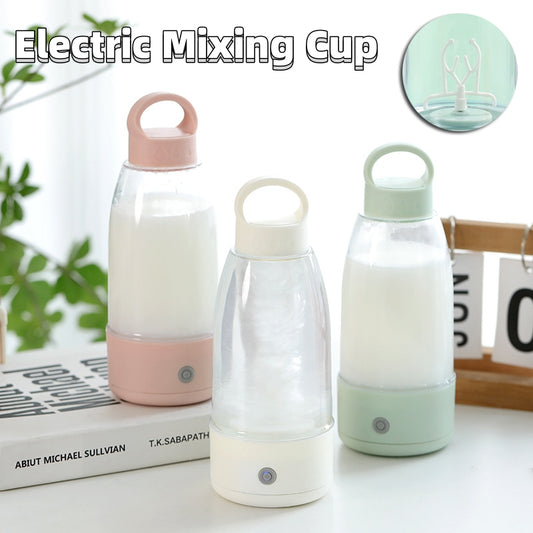 Electric Shaker Bottle - Portable 380ml Mixer for Smoothies and More - Global Trending